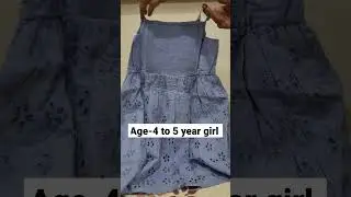 Pure Cotton Frock for 4yr girls#cottonfrocks#firstcry#firstcryhaul#babygirl#shorts#diwaligiftforkids