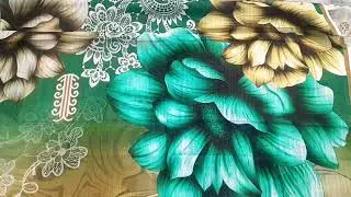 White Rose Embroidery | Trending articles | Daman Patch with Dobby  Digital Print lawn Dupatta | 