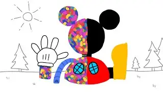 Mickey mouse clubhouse Gets Colors Drawing - Disney Junior Doodles