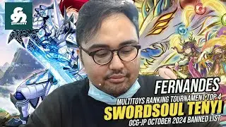 MULTITOYS KLP GADING RANKING TOP 4 SWORDSOUL TENYI DECK PROFILE | October 2024 OCG-JP Banlist
