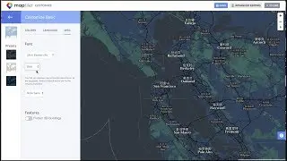 MapTiler Cloud: How to design your map with five clicks.