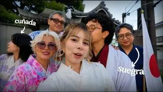 Me fui a Japón con la familia de mi novio | Vlog