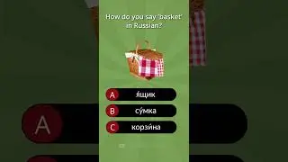 Russian Quiz (House Vocabulary Words)