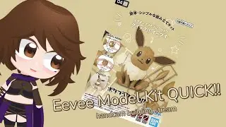 ✦ Handcam stream! ✦ Building a cute Eevee model kit with @whitefalcon_! ✦ !vgen #vtuber