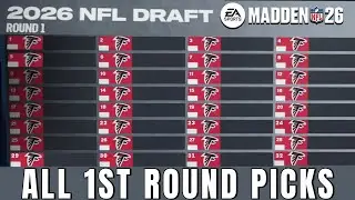 I Had EVERY 1st Round Pick and Rebuilt The Atlanta Falcons | Madden 26 Falcons Rebuild