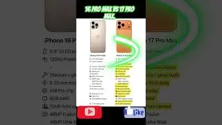 Core difference between iPhone 16 pro max vs 17 pro max.#I phone#shorts