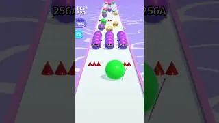 BALL RUN 2048 GAME - BALL RUN 2048 GAMEPLAY #viral #trending #shorts