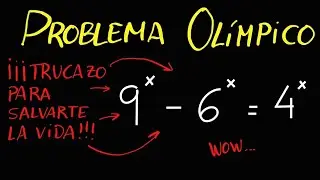 🏅Problema de olimpiada de matemáticas NIVEL DIFÍCIL - Deberías saber como resolver este problema