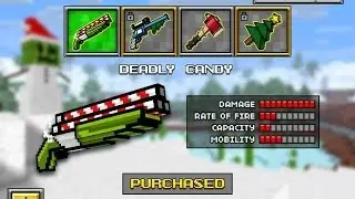 Pixel Gun 3D (Minecraft Style) Multiplayer iOS Review w/ Special Weapons (Xmas Pack)