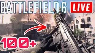 LIVE - Battlefield 6 Multiplayer: 100+ Kills @3.50:00 85 FOV & 20/80 Sensitivity Settings 