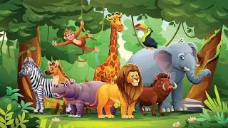 बन्दर की कहानी 🐒🐵 @happytoonindiaaa children cartoon, #bandar #monkey #tiger #tranding #animals 