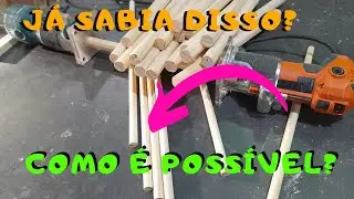 COMO Arredondar Madeira Corretamente Usando TUPIA / How to ROUND WOOD Using a Laminator Router #wood