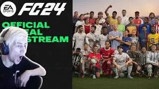 xQc reacts to EA SPORTS FC 24 Trailer