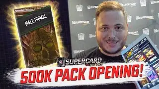 WWE SUPERCARD SEASON 6 - 500K CREDITS PRIMAL PACK OPENING!!