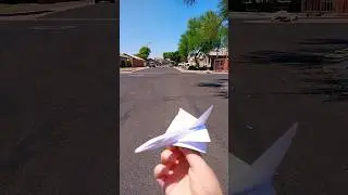 Epsilon in flight. (in slight wind)