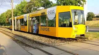 Straßenbahnen – Trams in Gera im Juli 2023