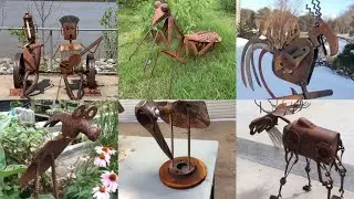 Useful Rusty Metal garden decor ideas | rusty metal garden decor more than 100! beautiful ideas