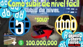 COMO SUBIR DE NÍVEL FACIL NO GTA5ONLINE,  MÉTODO NOVO 1.72