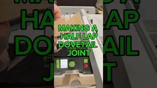 How to make a half lap dovetail joint which looks cool, and is very strong as well 👌🏻