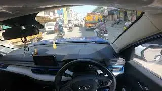 Relaxed Morning Drive ASMR 🚗 | Tata Punch 2023 | Bangalore Office Commute (No Talking)