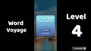 🎮 Word Voyage Level 4 Answers | Relaxing Word Puzzle Adventure 🌍 | Go Answer