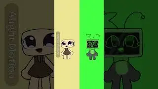 Shelly and Vee:3 [sorry, I forgot the author of the idea..] #art #artsong #dandysworld #shelly #vee