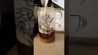 make an iced latte with me ✨ this personalized cup is only my tiktok shop @glossycupdesigns