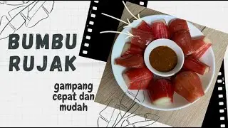 CARA MEMBUAT BUMBU RUJAK YANG ENAK GAMPANG DAN CEPAT