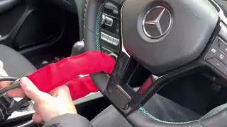 Car Anti Theft Security Steering Wheel Lock / Seat Belt Lock Installation - DIVERSION