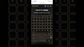 BINANCE CRYPTO WODL ANSWERS 8 letters