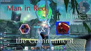 [PSO2] Man in Red, CAST in Blue, and the Commitment