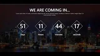 Modern Coming Soon Page Design | jQuery Plugins | TechZoid