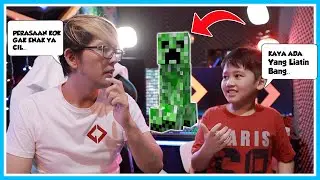BANG CUPU DAN MIKOCIL DISERBU CREEPER DI MINECRAFT!! MIKOCIL MALAH KABUR?!