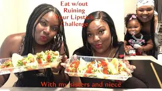 Eat without ruining your lipstick challenge
