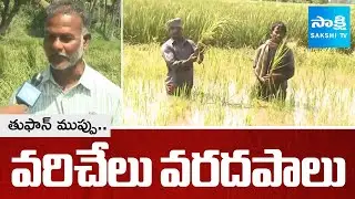 Huge Crop Damage Due to Montha Cyclone | VK Rayavaram Farmers Problems | @SakshiTV