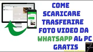 Come Scaricare Foto Video da WhatsApp al PC GRATIS