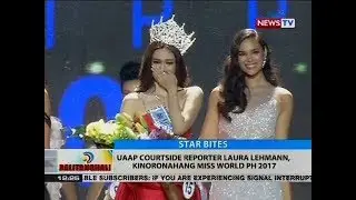 BT: UAAP courtside reporter Laura Lehmann, kinoronahang Miss World Ph 2017