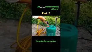 car washer make at home/simple car washing machine/how to make car washer at hom/it's Learning Time