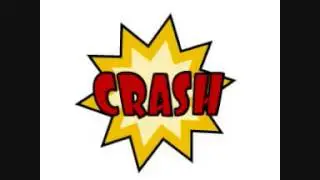 Cartoon car crash sound effect with shout sound
