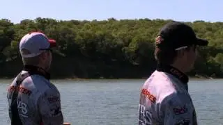 Oklahoma State University Fishing fishing TXTT at Lake Texoma