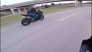 R6 Flyby with M4 Exhaust  (R1 POV)