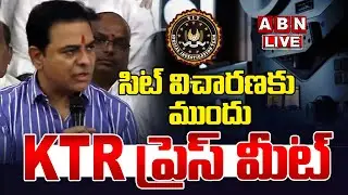 🔴LIVE : KTR Press Meet | SIT Enquiry In Phone Tapping Case | ABN Telugu