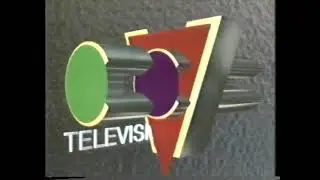 CCV TV programme line-up loop after transmission - 1990s - South Africa