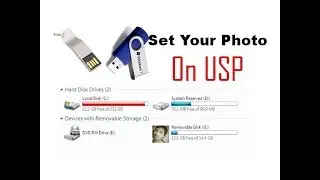 Set Your Photo On USB Pendrive  Cool Trick For Computer User