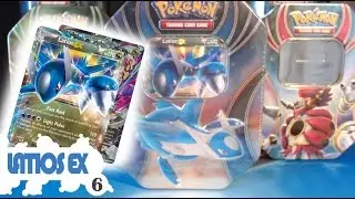 #6 Pok&eacute;mon Latios EX Tin 2015 Fall Tin Series  - POKEMON UNWRAPPED