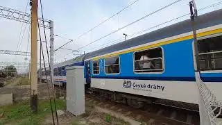 EU07-341 z TLK 45070/403 Wydmy do Łeby/Helu odjeżdża z Rybnika