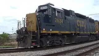 CSX GP38-2 2634 w/ Awesome RS5T & Crew Runs Light on 7/22/18