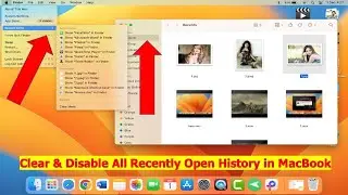 Как удалить и отключить всю историю недавних объектов на MacBook (Очистить всю историю)