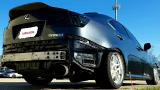 SLOW IS250 MESSING WITH V8s - RR Racing Tune Testing