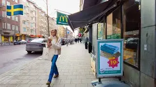 Walking Tour in Stockholm, Sweden - City Walk & Subway Ride - 4K 60FPS